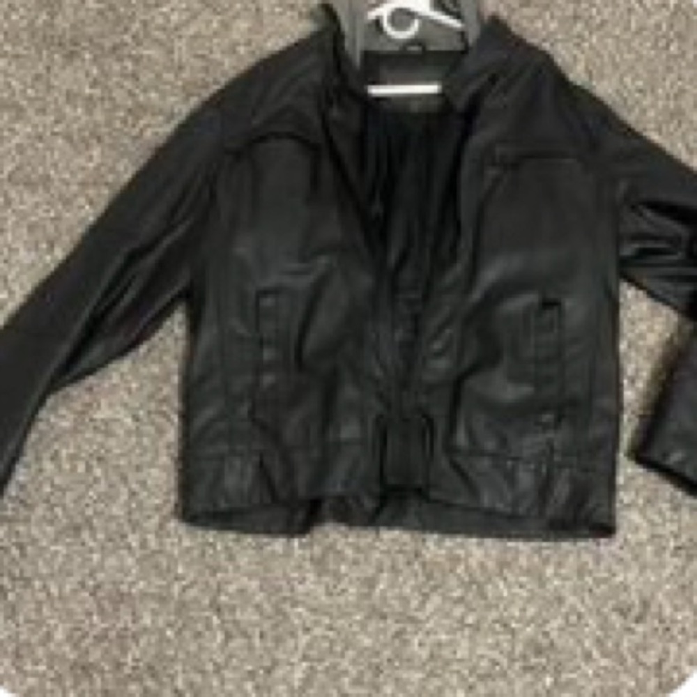 Othr Black Bomber Jacket with Stand-Up Collar
